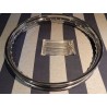 Ensemble Jante Chromé Anglaise et Rayons Pour  BSA A65 Spitfire et Goldstar Clubman (Roue Avant)