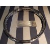 Ensemble Jante Chromé Anglaise et Rayons Pour  BSA B25 C25 et B44 Shooting Star (Roue Arrière)