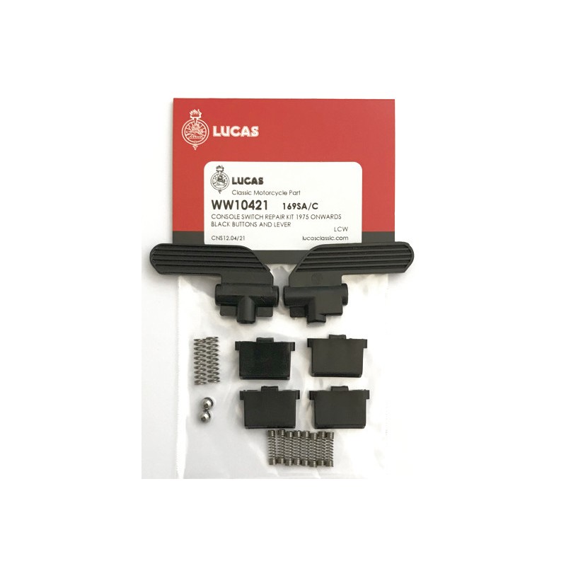 Kit pour Réviser Commodo Lucas 169SA Leviers Longs Noirs 1973-