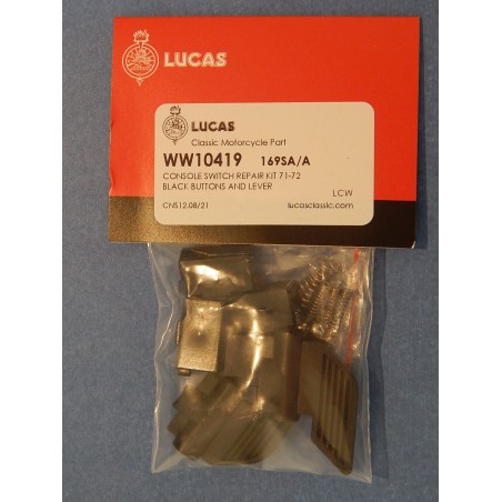 Kit pour Réviser Commodo Lucas 169SA Leviers Courts Noirs 1971-72