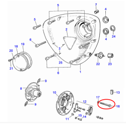 Boulon de l'Auto Avance Triumph 14-0208