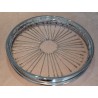 Ensemble Jante Chromé Anglaise et Rayons en Inox Pour BSA avec Moyeux Ariel