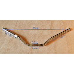 Guidon Triumph T140, TR7, Marché Anglais et Européen
