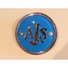 Sigles de Réservoir d'Essence AJS Couleurs Argent et Bleu