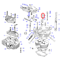 Écrou Douille Triumph T140 TR7 1973-85