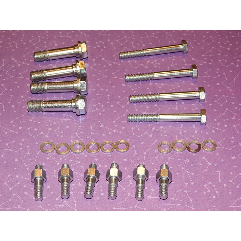 Jeu de Goujons, Boulons, Écrous et Rondelles pour Boîte Culbuteur Triumph T140 / TR7 1973-83