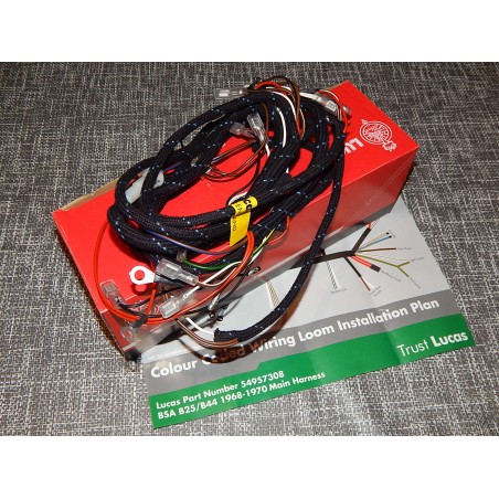 Faisceau Électrique Lucas pour BSA B25 et B44 (1968-70)