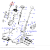 Entretoise Pour le Boulon de Montage de Phare BSA A50 A65 B44 B25 C25