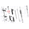 Entretoise de Bague Haute de Fourche BSA B44, B25, C25, A50 et A65