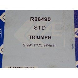 Jeu de Segments Triumph 750cc Côte Standard