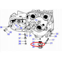 Rondelle en Fibre pour Plusieurs Bouchons Moteur et Boîte Triumph