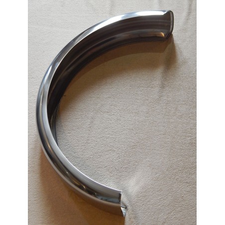 Garde-boue Arrière en Inox pour Roue de 18 ou 19 Pouces Forme de D, Largueur 6 Pouces (15cm)