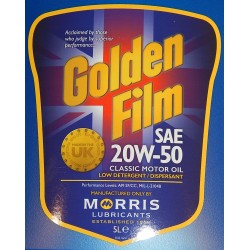Huile Moteur Multigrade SAE 20W/50 MORRIS 5L Faible en Détergent