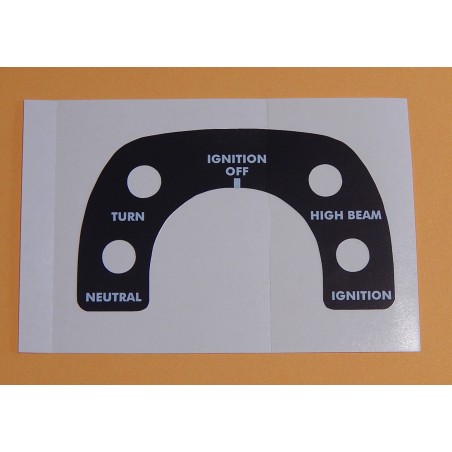 Autocollant Pour le Tableau de Bord Norton 850cc Mk3