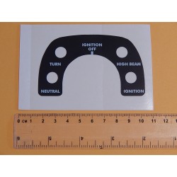 Autocollant Pour le Tableau de Bord Norton 850cc Mk3