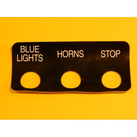 Autocollant Pour Interrupteurs Phare, Klaxon et Stop Moteur Norton
