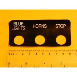 Autocollant Pour Interrupteurs Phare, Klaxon et Stop Moteur Norton