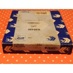 Jeu de Segments AE Neuf d'Époque Triumph 750cc +0.040"