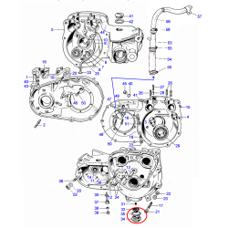 Bouchon de Vidange Moteur et son Joint 70-1577, Triumph 1969-1974