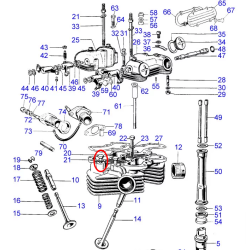 Boulon de Culasse Triumph, Plusieurs Modèles 1946-72