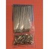 Jeu de 40 Rayons et Écrous en Inox pour Roue Avant Triumph et BSA