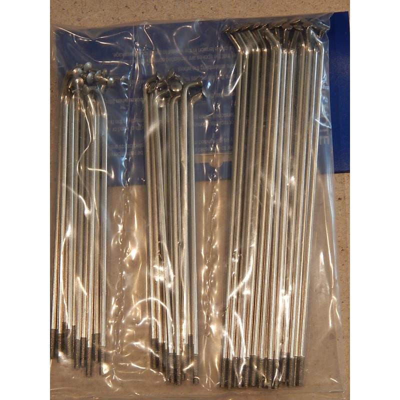 Jeu De 40 Rayons Et Écrous En Inox Pour Roue Arrière 18 Pouces Moyeu Conique Bsa Et Triumph