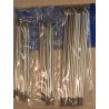 Jeu de 40 Rayons et Écrous en Inox pour Roue Arrière 18 Pouces Moyeu Conique BSA et Triumph