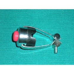 Interrupteur de Klaxon/Stop Moteur Universel, Chromé