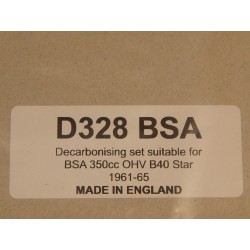 Pochette de Joints Complète BSA B40 Star SS90 350cc (1961-65)