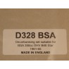Pochette de Joints Complète BSA B40 Star SS90 350cc (1961-65)