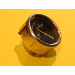 Ampèremètre AVEC DEFAUT 2 Pouces / 51mm avec Boîtier Métal et Fond Noir, 8 - 0 - 8 Ampères