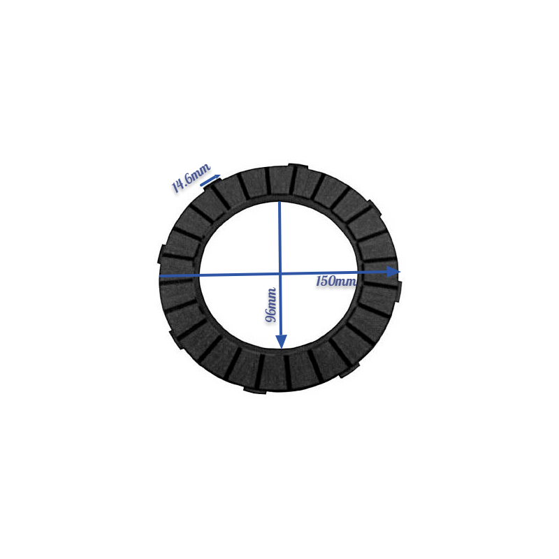 Disque d'Embrayage Garni Surflex AMC et Norton
