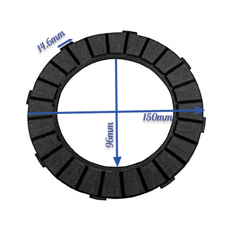 Disque d'Embrayage Garni Surflex AMC et Norton