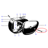 Vis pour la Boîte aux Outils AJS Matchless