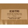 Pochette de Joints Triumph TR7, T140 750cc (1973-) avec Joint de Culasse en Cuivre