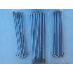 Jeu de 40 Rayons et Écrous en Inox pour Roue Avant Triumph et BSA 8 Pouces 1967-