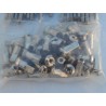 Jeu de 40 Rayons et Écrous en Inox pour Roue Arrière QD en 18 Pouces Triumph