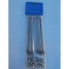 Jeu de 40 Rayons et Écrous en Inox pour Roue Arrière QD en 18 Pouces Triumph