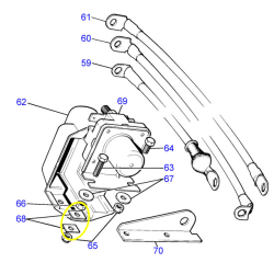 Rondelle du Support de Solénoïde Triumph TR7 T140 1982-83