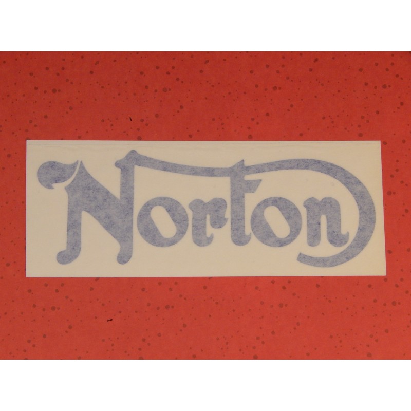 Décalcomanie Norton en Couleur Bleu