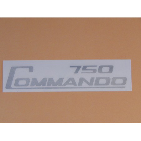 Décalcomanie Norton Commando 750 en Couleur Argent