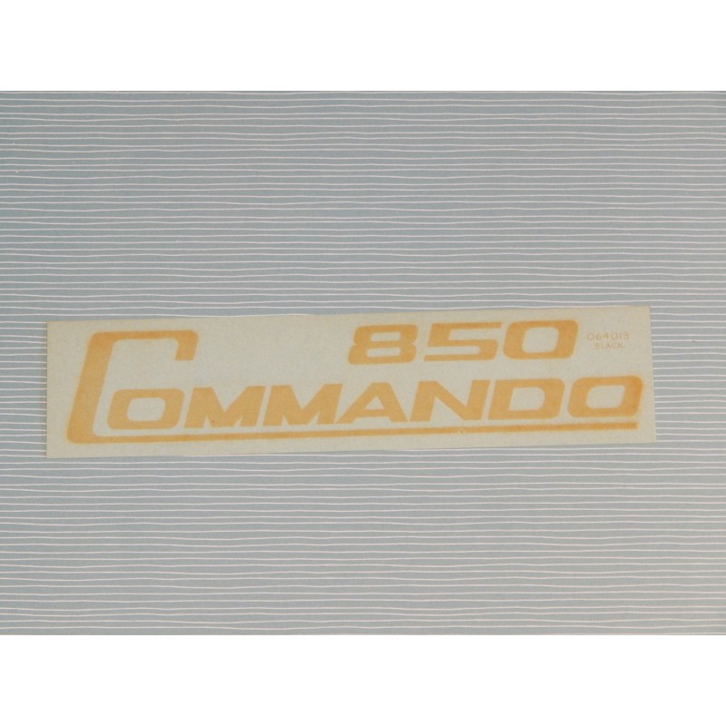 Décalcomanie Norton Commando 850 en Couleur Or