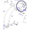 Support Avant de Garde-Boue Avant Chromé Triumph T140 et T150
