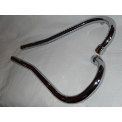 Tubes d'Échappement Relevés pour TRIUMPH T120C et TR6SC 1963-66