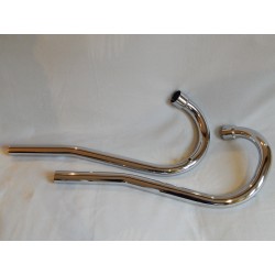 Tubes d'Échappement Relevés pour TRIUMPH T120C et TR6SC 1963-66