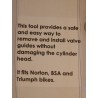 Outil pour Monter et Démonter les Guides de Soupape