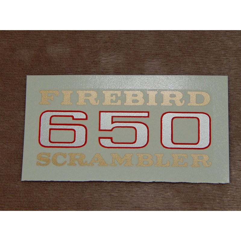 Décalcomanie BSA 650cc Firebird Scrambler