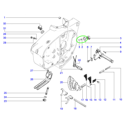 Bille, Ressort et Rondelle Décharge de Pression d'Huile BSA B40, B44, B25 et C25