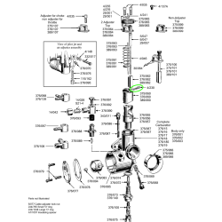 Clip d'Aiguille du Carburateur Amal 376 et 389