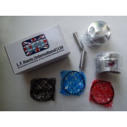 Jeu de Pistons Complet avec Segments et Axes Triumph T140  76mm + 0.020